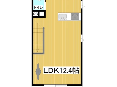 メゾンドアールB(1LDK)　2階